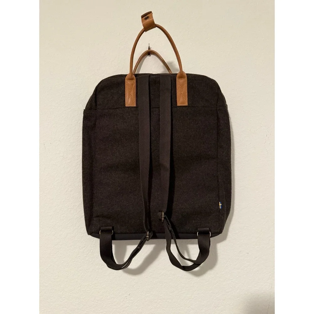 Fjallraven Norrvage Briefpack Brown Recycled Wool Backpack 23332 NWT